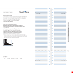 Printable Preschool Shoe Size Chart example document template