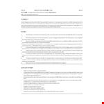 Dispatcher Coordinator Job Description - Responsibilities and Duties example document template