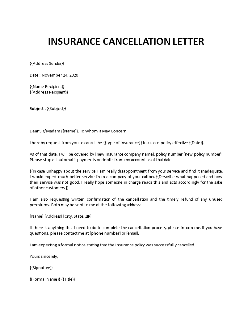 cooperators home insurance cancellation policy