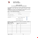 Example Of Medical Report example document template