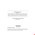 Private Placement Memorandum Template - Create Successful Offers | Template for Shares example document template
