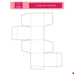 Cube Box Template example document template