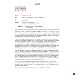 Department Issues Written Letter of Reprimand example document template