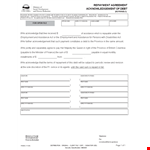 Create an IOU Template for Employment Assistance example document template