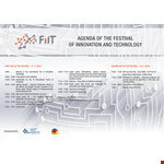 Festival Program Agenda example document template