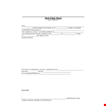 Quit Claim Deed Template State in USA example document template
