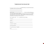 Music Release Form Template example document template