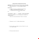 Effective Teacher Self Evaluation Examples to Improve Lesson Planning and Other Teaching Practices example document template