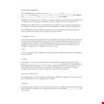 Consignment Agreement Form Template example document template