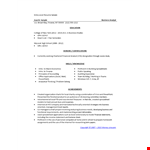 Entry Level Resume Sample example document template