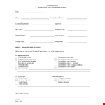 Exit Interview Form: Evaluate Employee Experience, Supervisory Relationships, Policies & Practices example document template