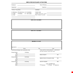 Employee Disciplinary Action Form | Warning for Previous Violation example document template
