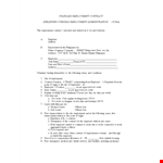 Employment Contract: Ensure Fairness and Clarity for Employee and Employer example document template