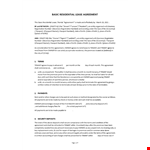 Lease agreement format example document template