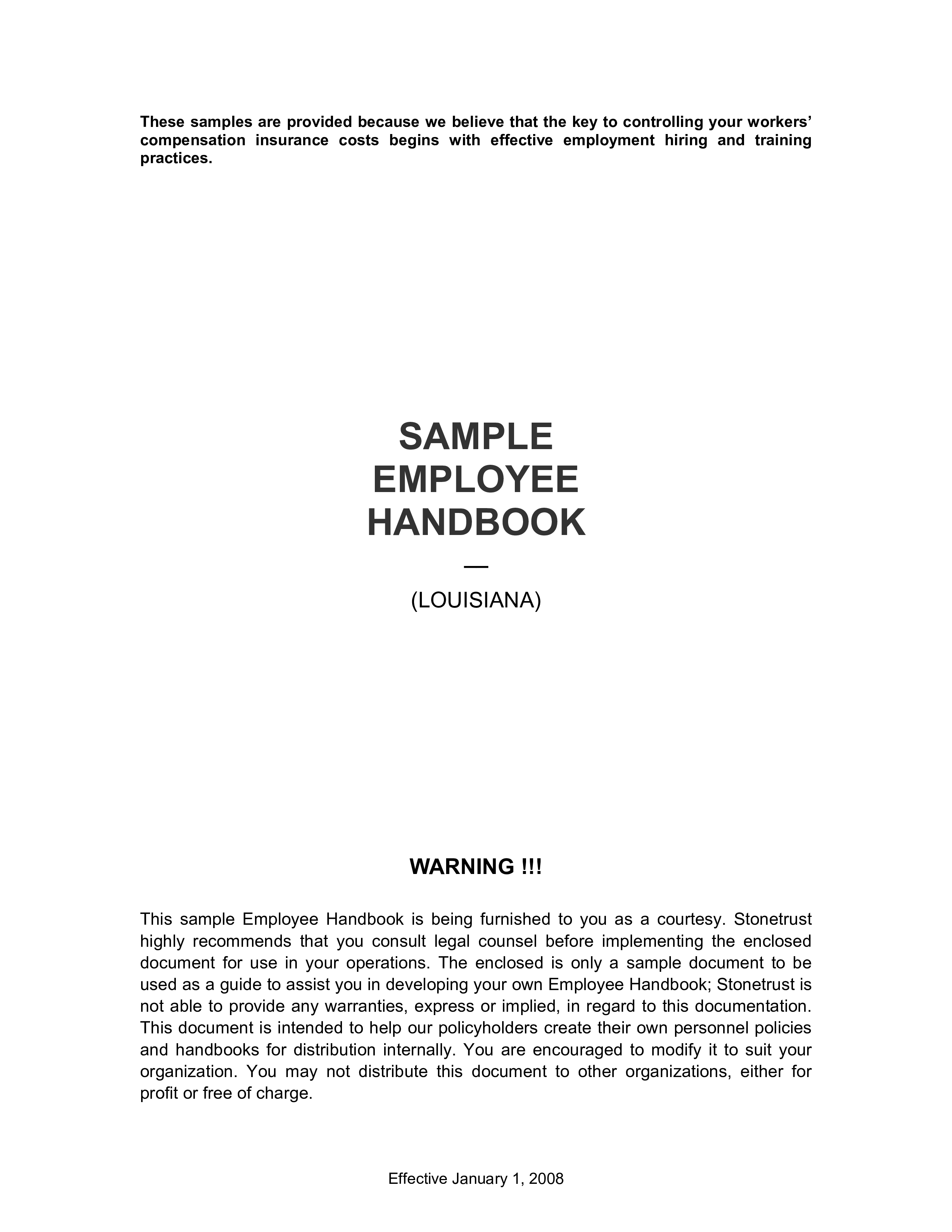 Customizable Employee Handbook Template for Your Company