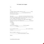 New Membership Offer Letter Template example document template