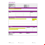 Professional Meeting Minutes Template example document template