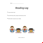 Organize Your Reading with Our Reading Log Template example document template