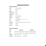 Plumber Worker example document template