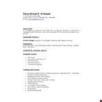 Example Of Teacher Resume example document template