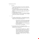 Demonstration Speech Outline example document template 