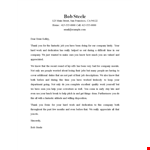Recognition Letter for Your Company - Get Acknowledged | Ernie example document template