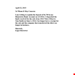 Expertly Crafted Letter of Explanation - April 2021 | Not Too Long example document template 