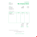 Get a Technical Quote Today | Total Cost Transparently Disclosed example document template