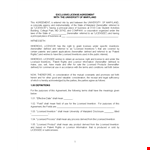 License Agreement Template: Best Terms for Agreement, Licensing, Patents | Licensee & Licensor example document template