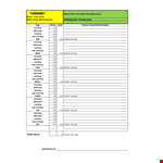 Download Timesheet Template for Easy Evening, Morning & Afternoon Tracking - Total example document template