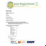 School Leadership example document template