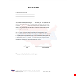 Late Rent Notice Template - Eviction & Credit - Download Now example document template