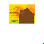 Housewarming Invitation Template - Find the Perfect Housewarming Invitation for Your Special Day example document template