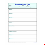 Daily Planner Template | Perfect for Teachers & Students example document template