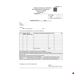 Efficient Purchase Order Management | Save on Taxes & Time example document template