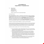 Lease Transmittal Letter example document template