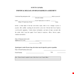 Protect Yourself with our Hold Harmless Agreement Template - Release Liability in Canada | Scouts example document template