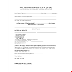 Authorize the Release of Medical Reports and Patient Information with Our Form example document template