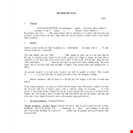 Legal Promissory Note Template: Create Binding Agreements for Borrowers and Lenders example document template