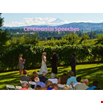 Ceremonial Speeches Week example document template