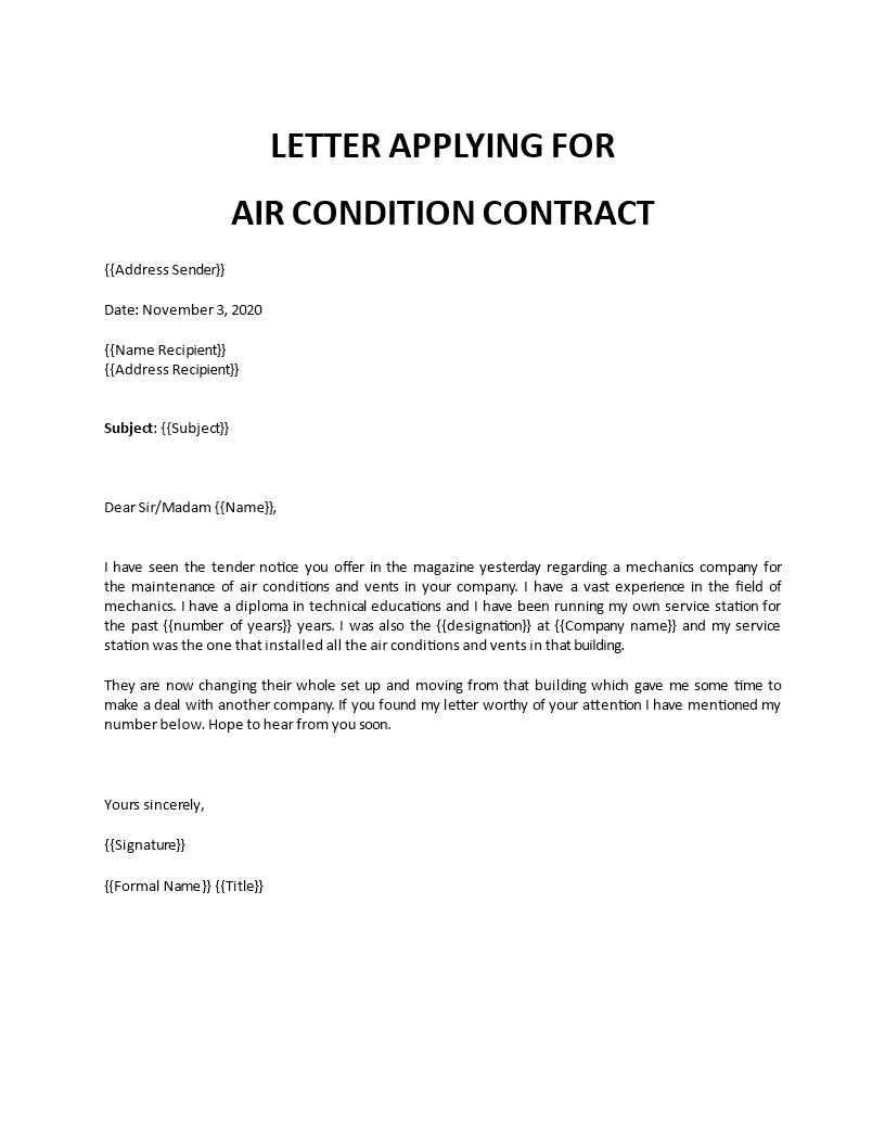 o&m contract offer Main Image o&m contract offer