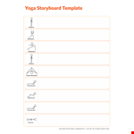 Yoga Storyboard Template example document template