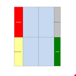 Very Simple Swot Analysis Template example document template