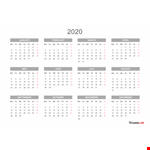 Yearly Calendar | January, February & March | 2022-2023 example document template