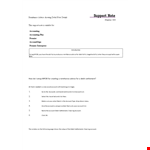 Remittance Note example document template