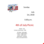 Sunday Picnic Flyer Template | Customize & Download Now | PAMetClub example document template 