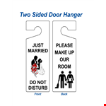 Create eye-catching door hanger templates for effective marketing | Company Name example document template