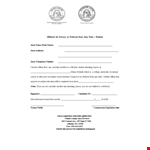 Free Trial: Jury Duty Excuse Letter Template | Create School Affidavit | Juror Assistance example document template 