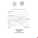 Free Trial: Jury Duty Excuse Letter Template | Create School Affidavit | Juror Assistance example document template