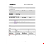 Download Credit Report Form Template example document template